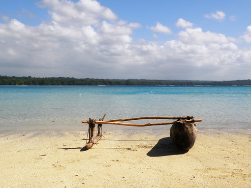 Paddle a local Dugout canoe down the Riri River in Vanuatu